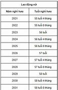 Độ Tuổi Lao Động Của Nữ 2023