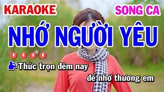 Karaoke Nhớ Người Yêu Song Ca Cổ