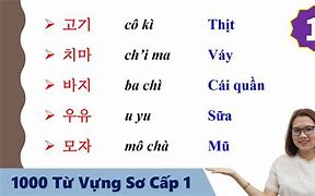 Tiếng Hàn Sơ Cấp 1 Bài 4